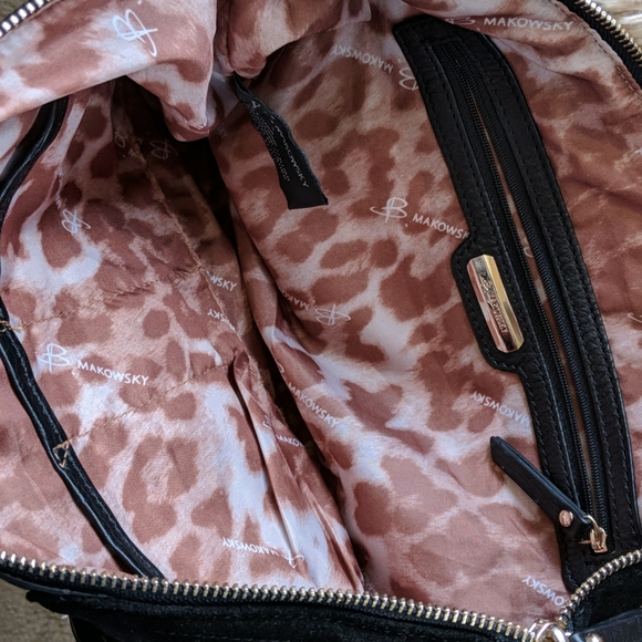 B. MAKOWSKY LEATHER SHOULDER BAG - Picture 11 of 12